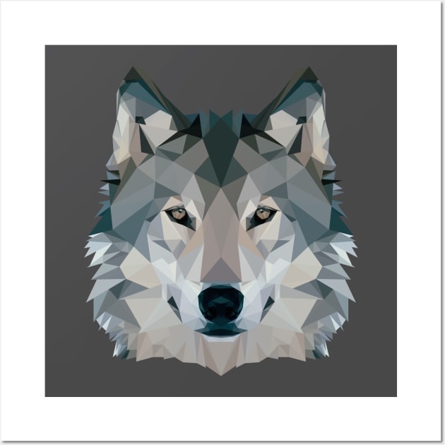 Wolf Wall Art by Edwardmhz